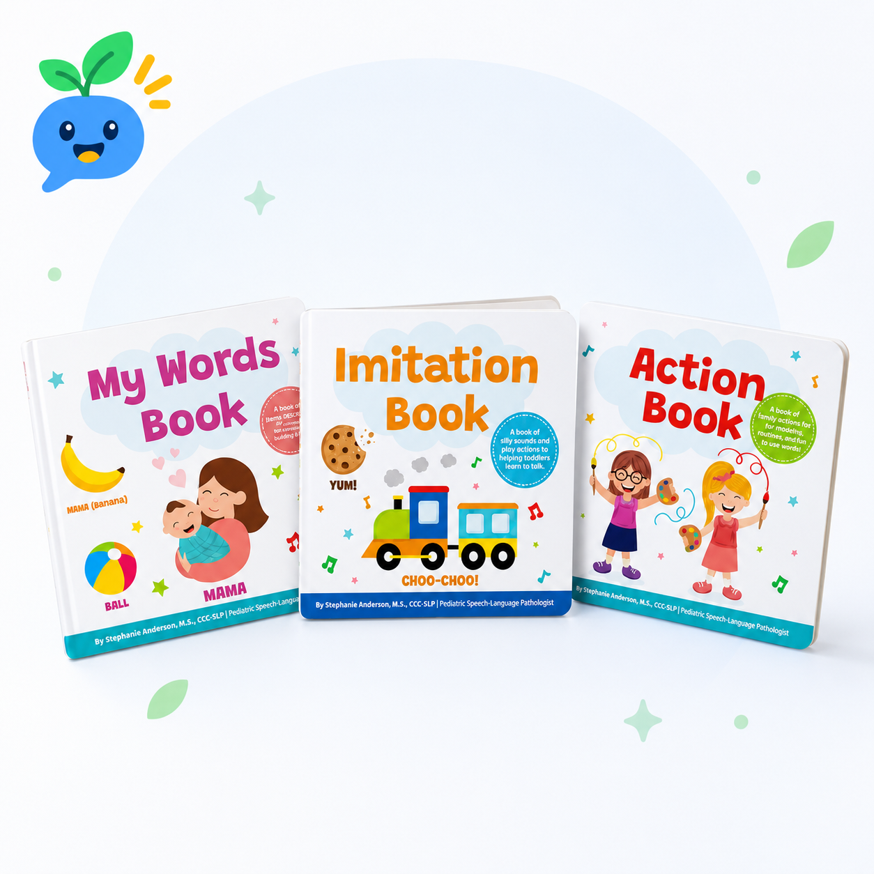 SaySprout™ First Words Learning Bundle 3 Interactive Books