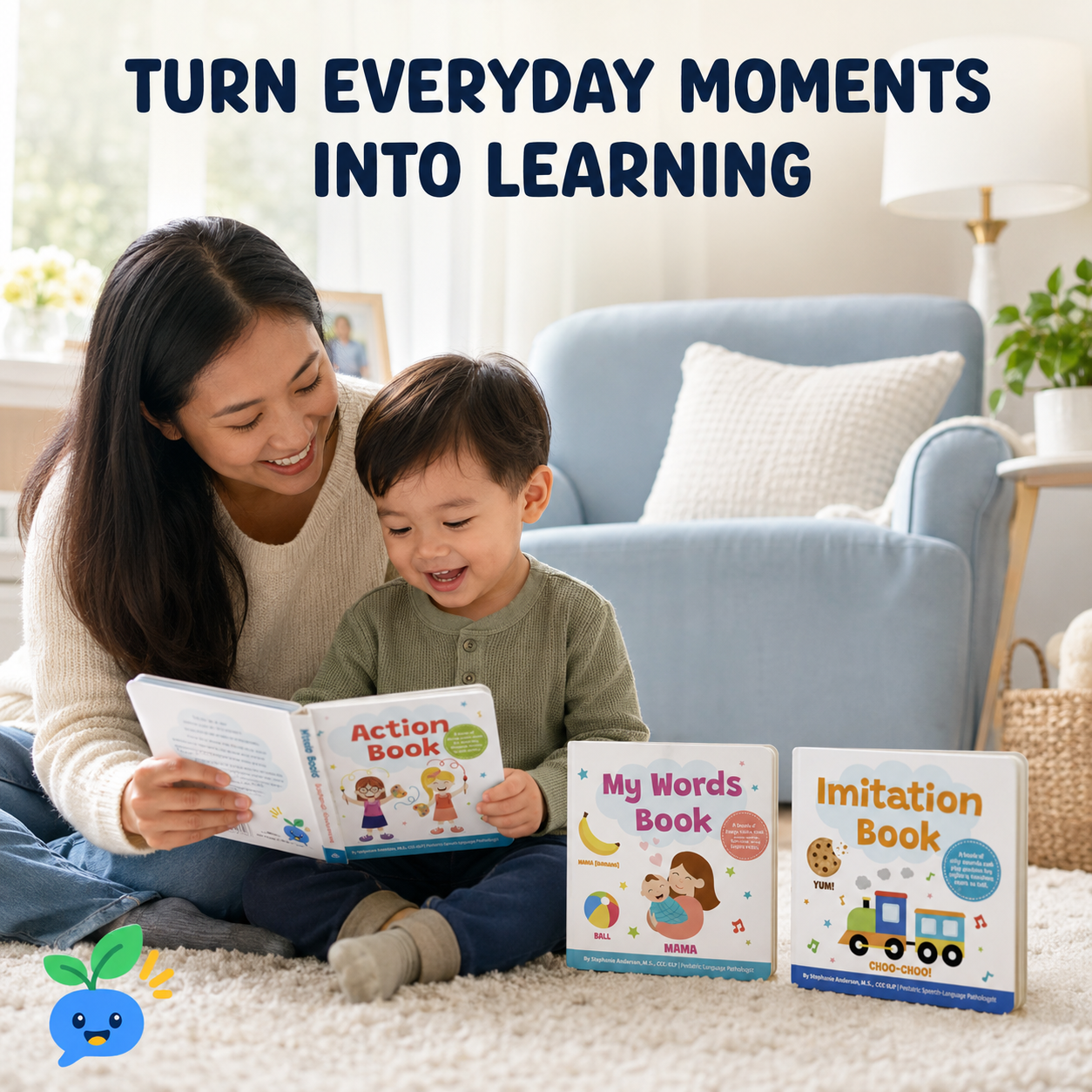 SaySprout™ First Words Learning Bundle 3 Interactive Books
